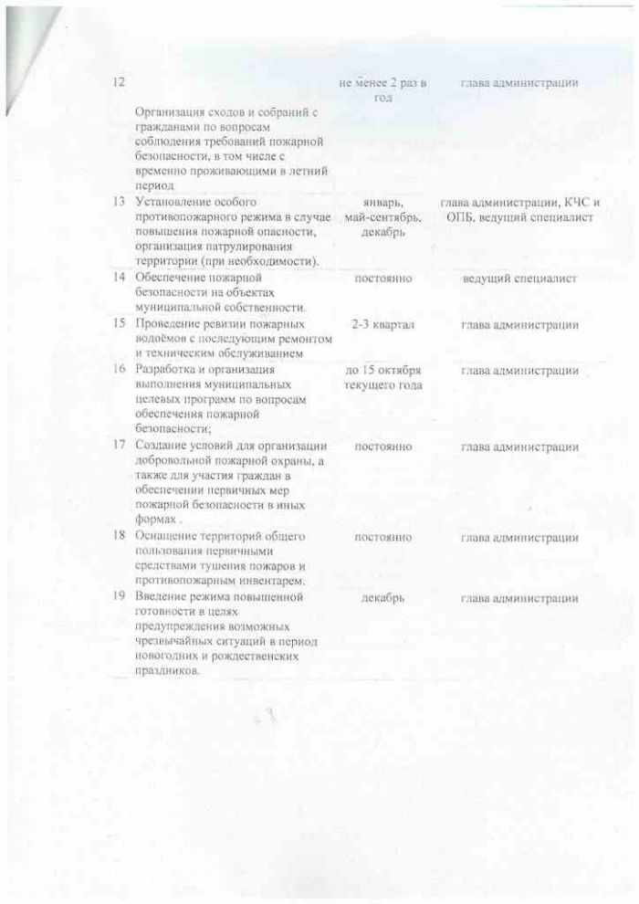 Об утверждении плана мероприятий администрации Половино-Черемховского муниципльного образования по обеспечению первичных мер пожарной безопасности на 2020 год